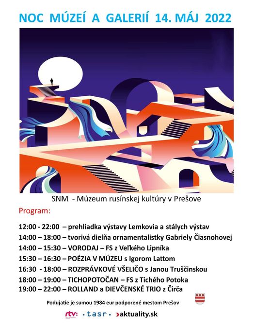 Noc muzei a galerii 2022 v SNM -Muzeu rusisnkej kultury v Presove