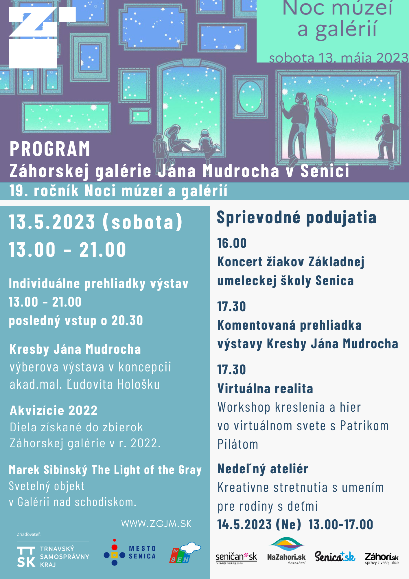 Noc-muzei ZGJM-2023 – Zahorska Galeria